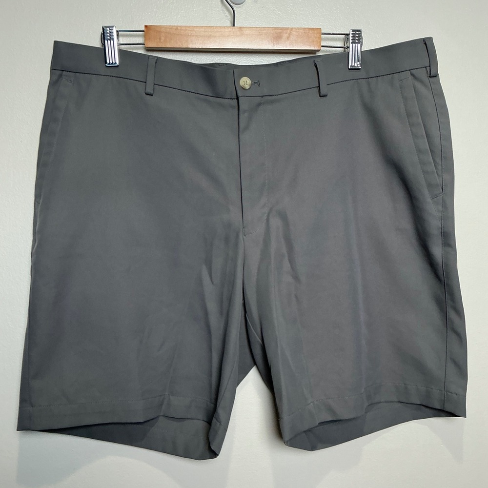 Peter Millar Golf Shorts Mens 38 Gray Crown Sport Performance EUC